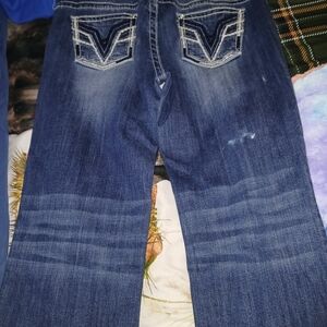 Vigoss Women's Blue Ankle Jeans